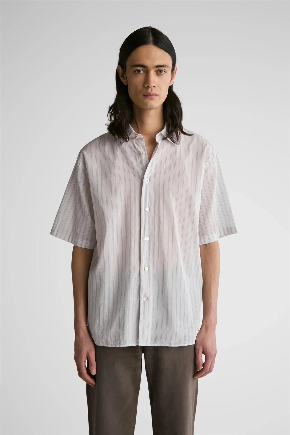 Brass Tee Voile Stripe