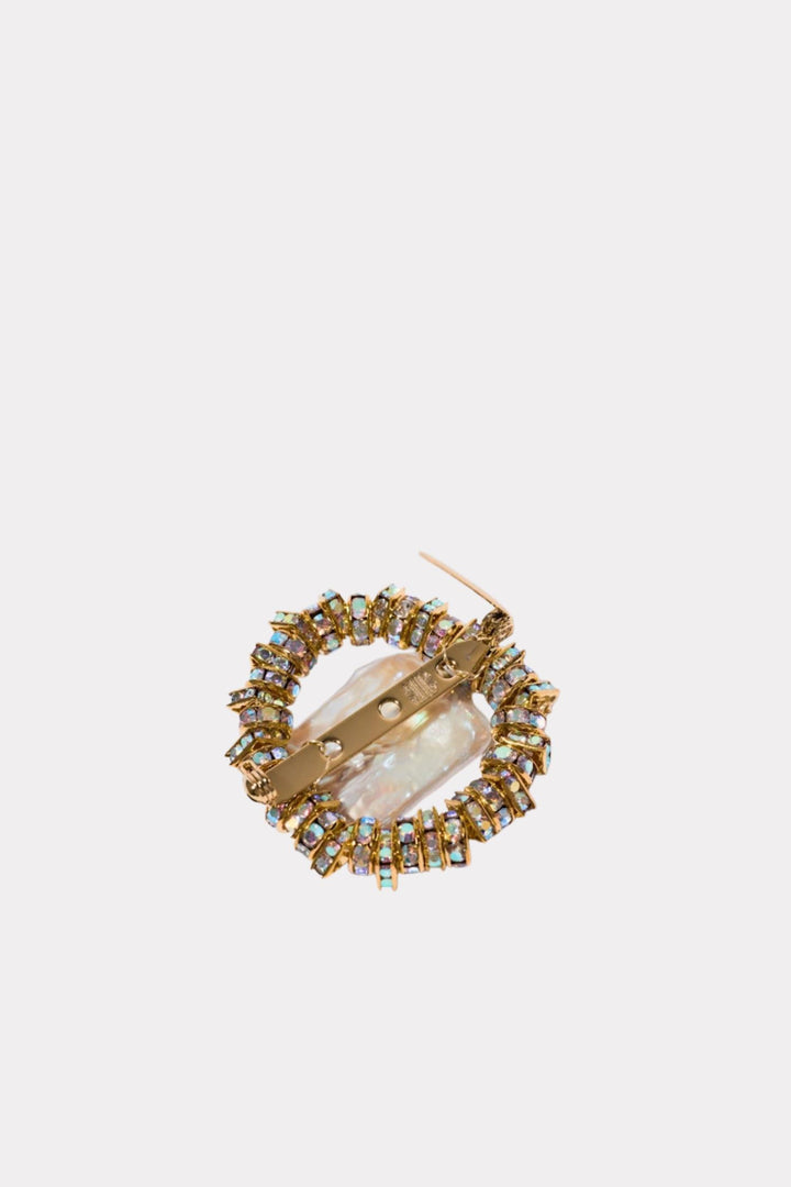 Mini Paris Brooch- Gold
