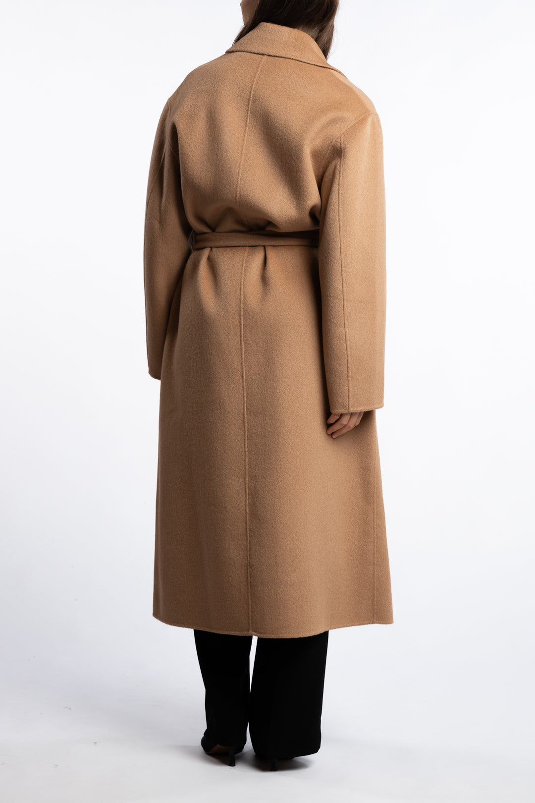 Alyssa Doublé Coat- Dark Camel