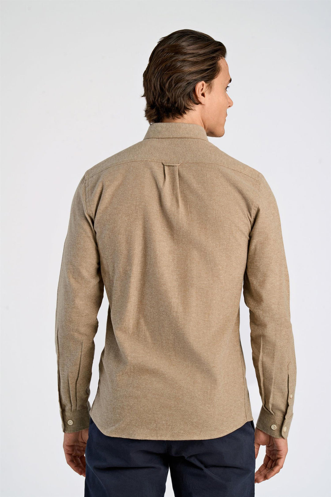 Flannel Shirt Mid Brown