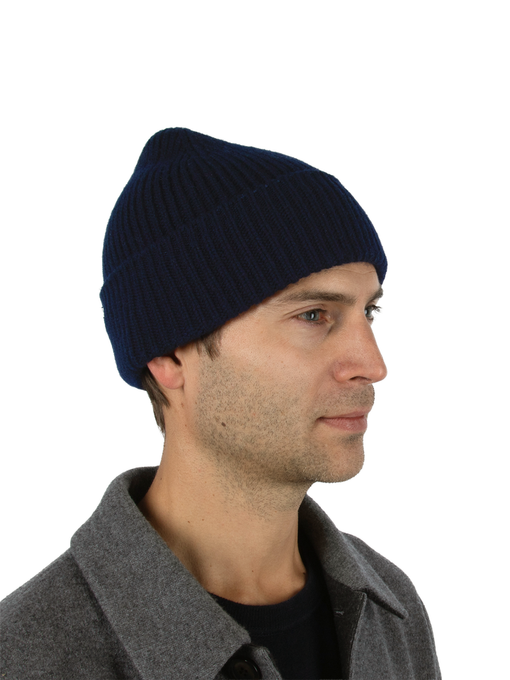 Oslo Beanie | Cashmere Wool Dusk Navy