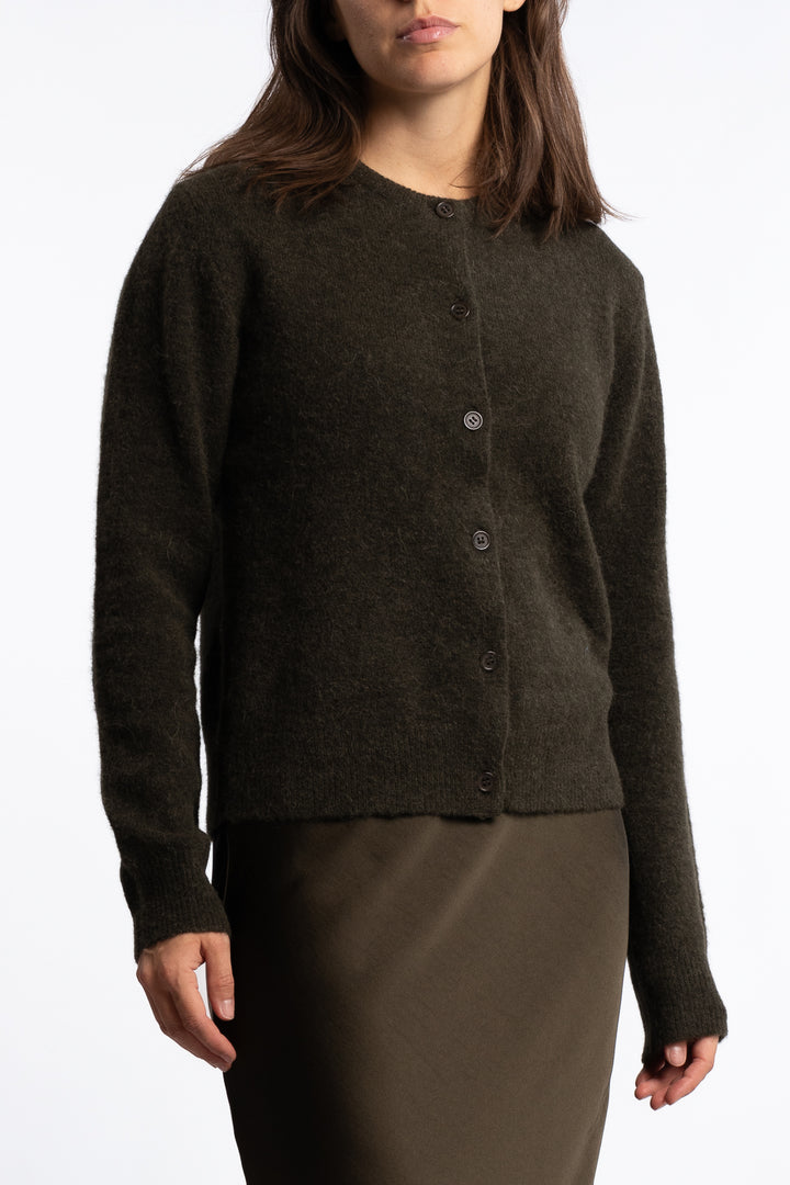 Nor Short Cardigan 7355 - Deep Forest