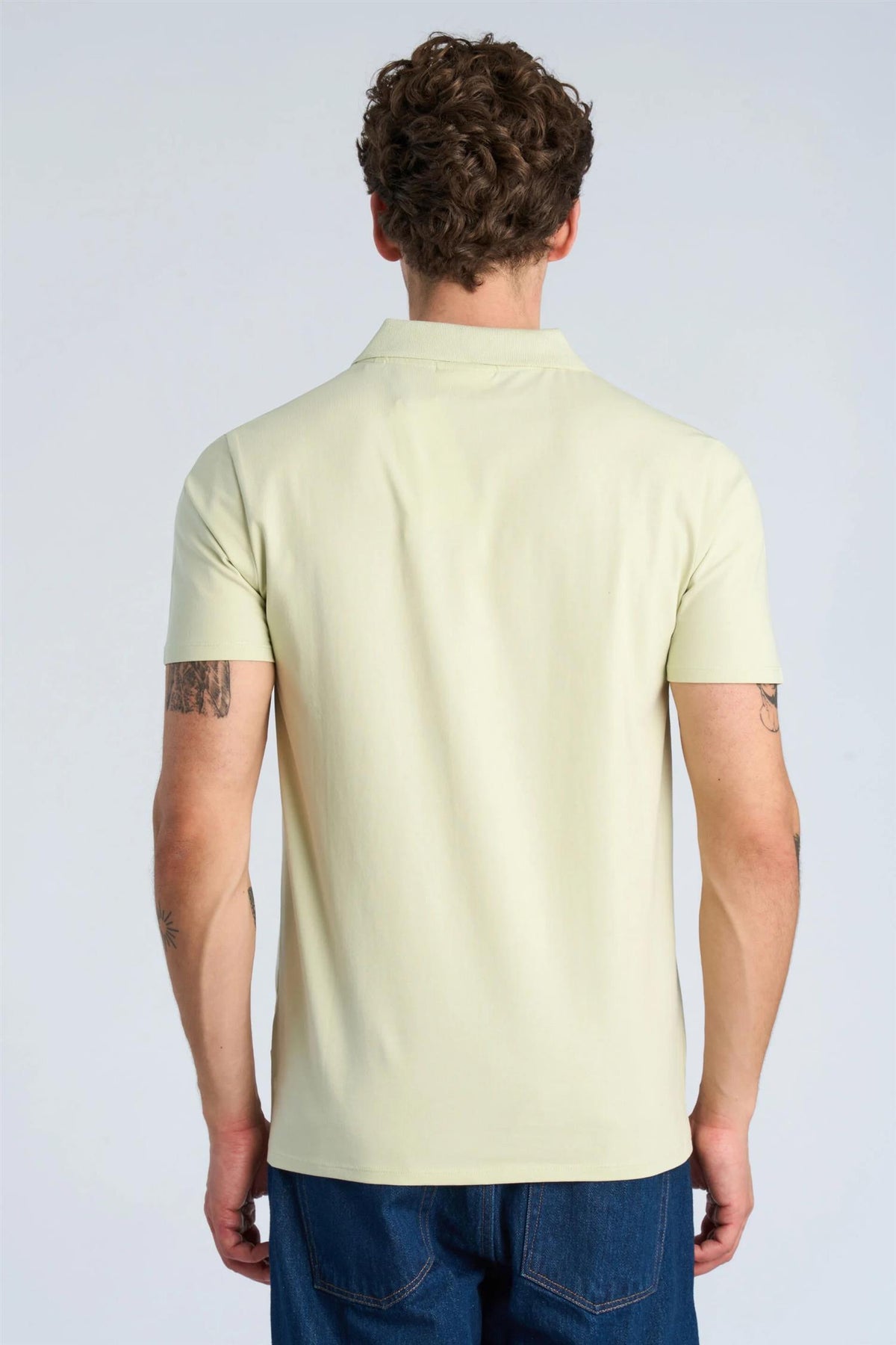 Stretch Polo Shirt S/S Soft Green