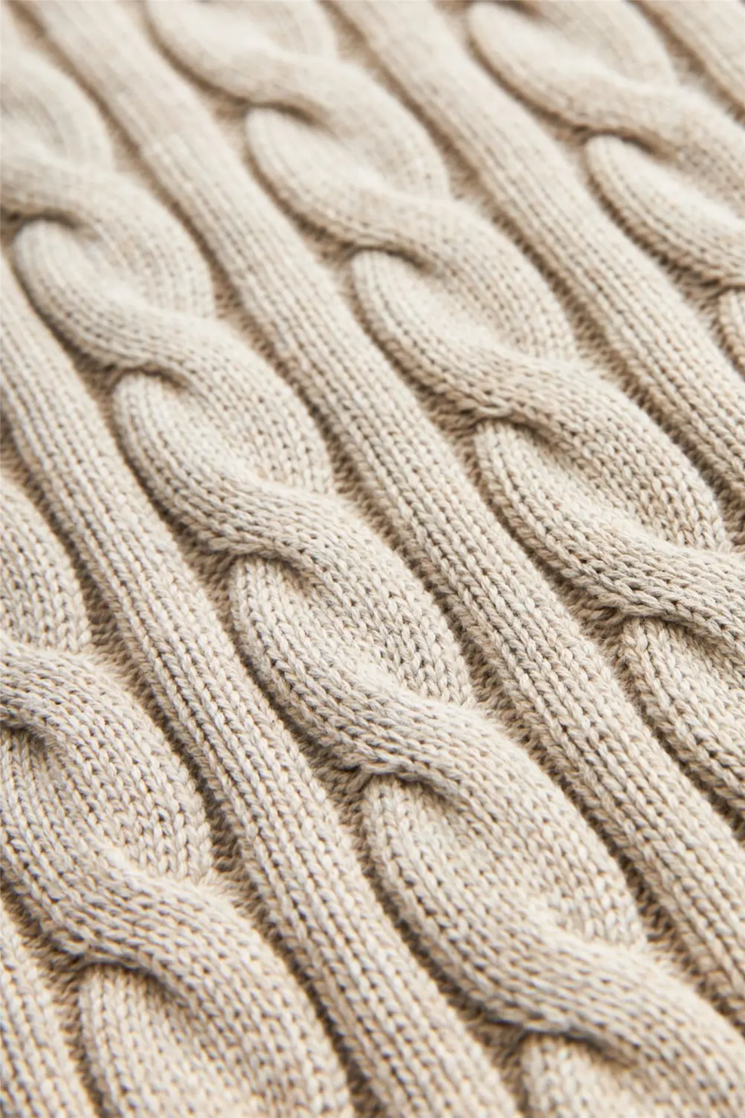 Ethan Cable Oneck Khaki