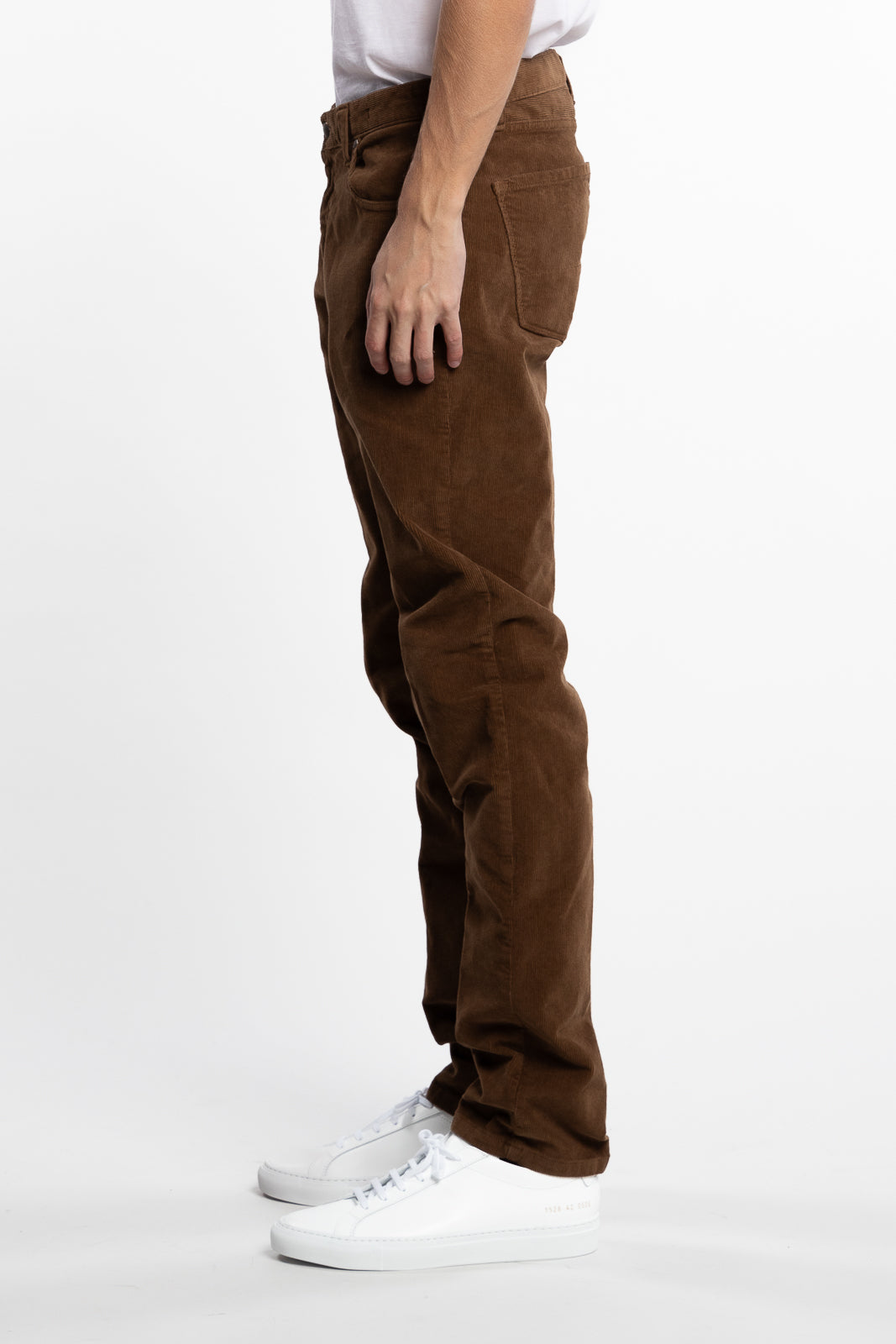 Cotton Corduroy 5-Pocket Pants Mustard Yellow