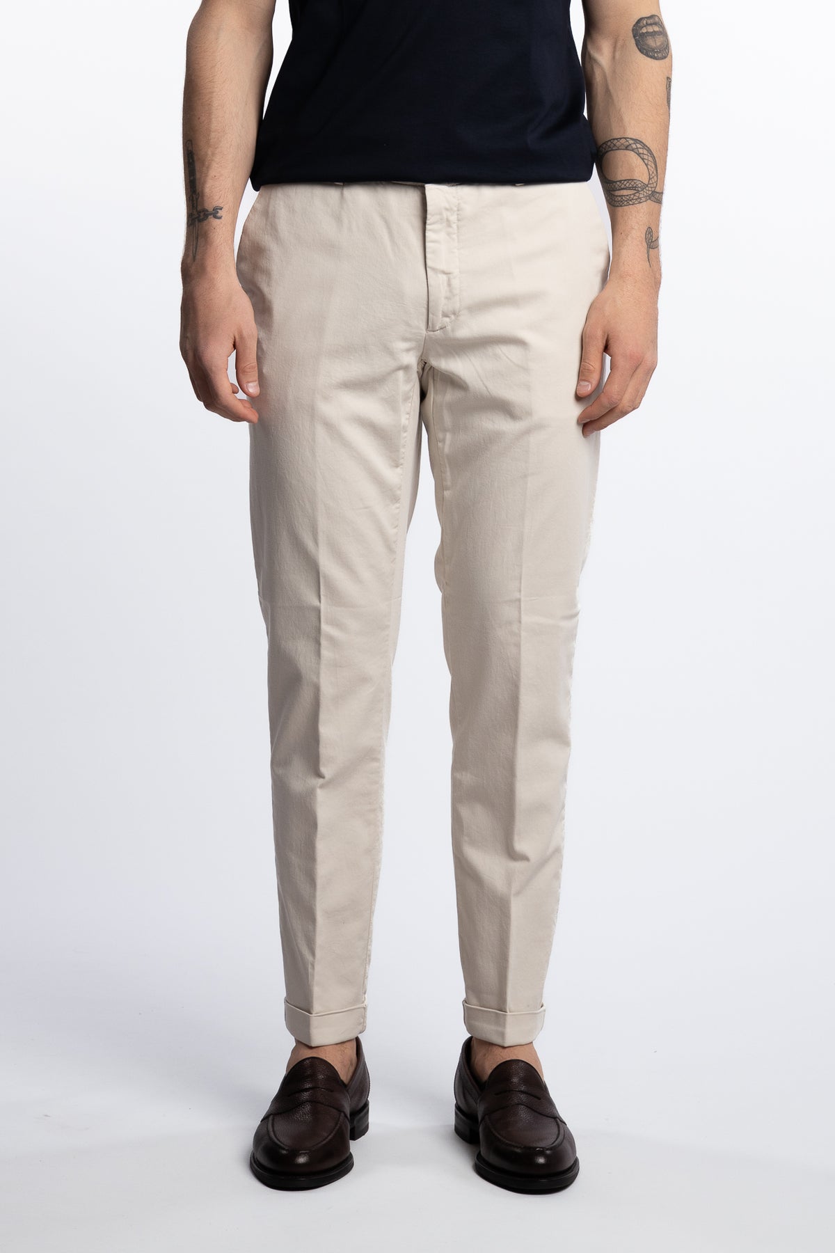 Cotton/Stretch Pant Beige