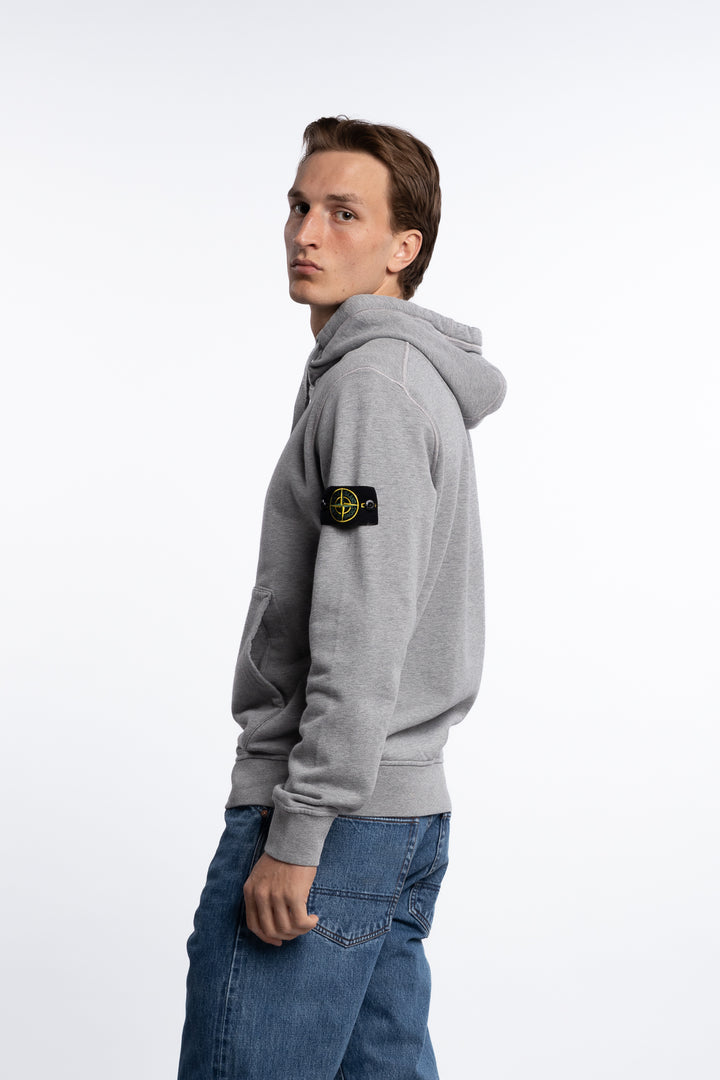 Garment Dyed Hooded Sweatshirt Grey
