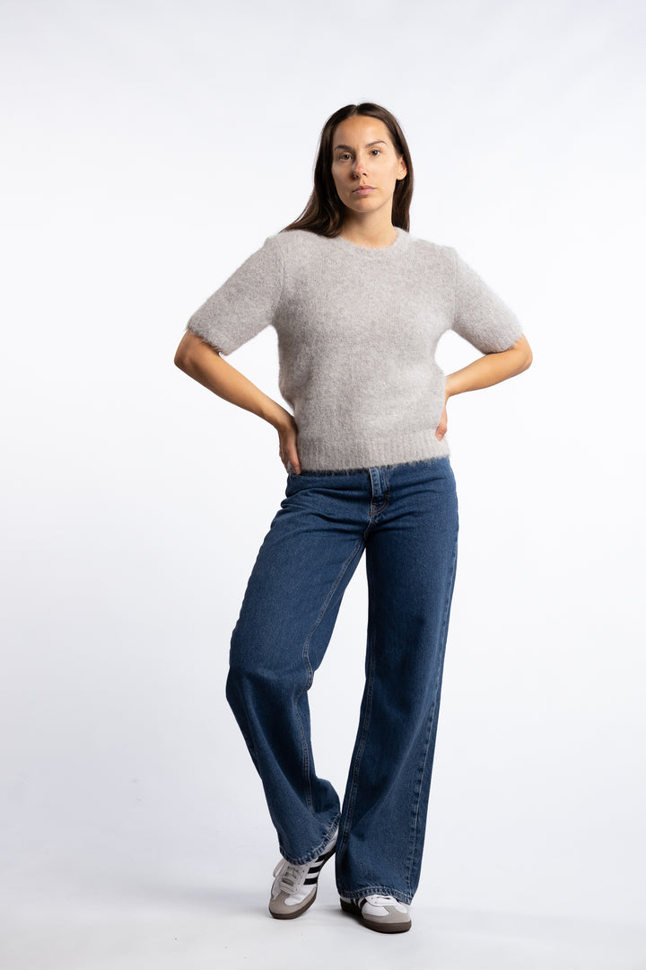 Sajeanne Top 15425 - Light Grey Mel.