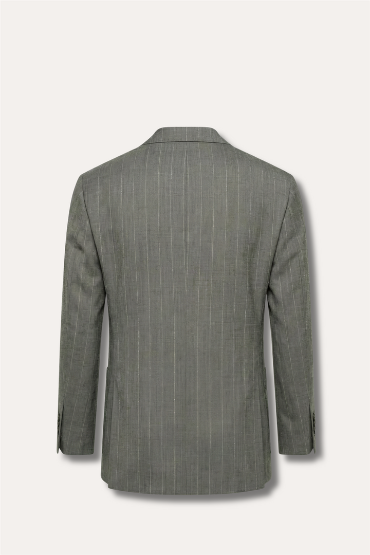 Vicenza Regular Fit DB Blazer Pinstripe Nice Beige