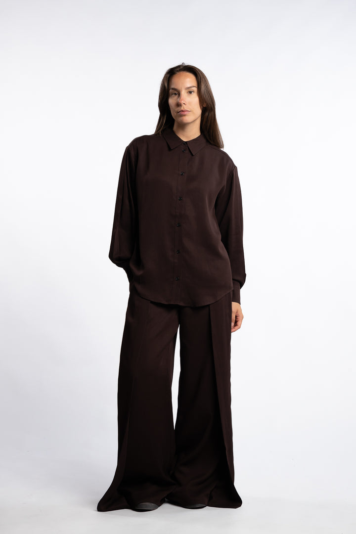 Iris Shirt - Dark Brown