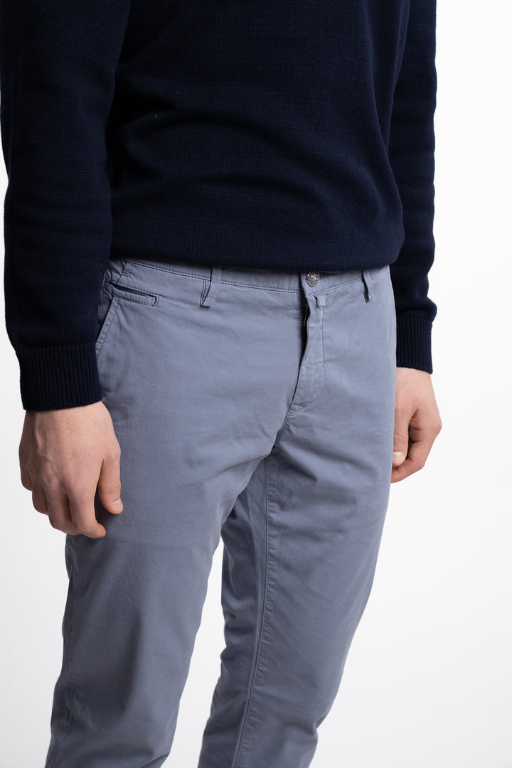 Bobby Slim Fit Stretch Chinos Azure