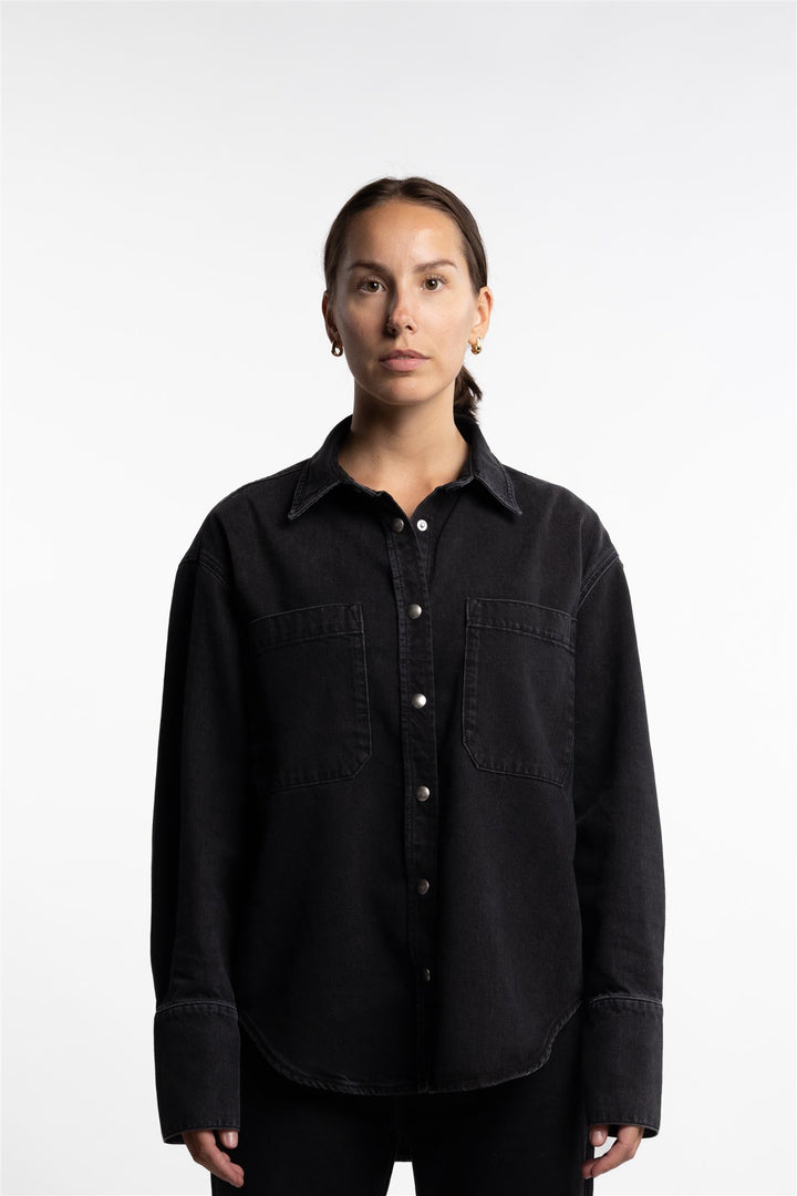 Dante Shirt- Iron Black Denim