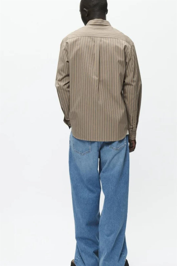 WW Nico Shirt Greige Stripe