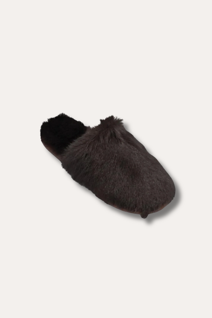 Lodge Slippers- Dark brown
