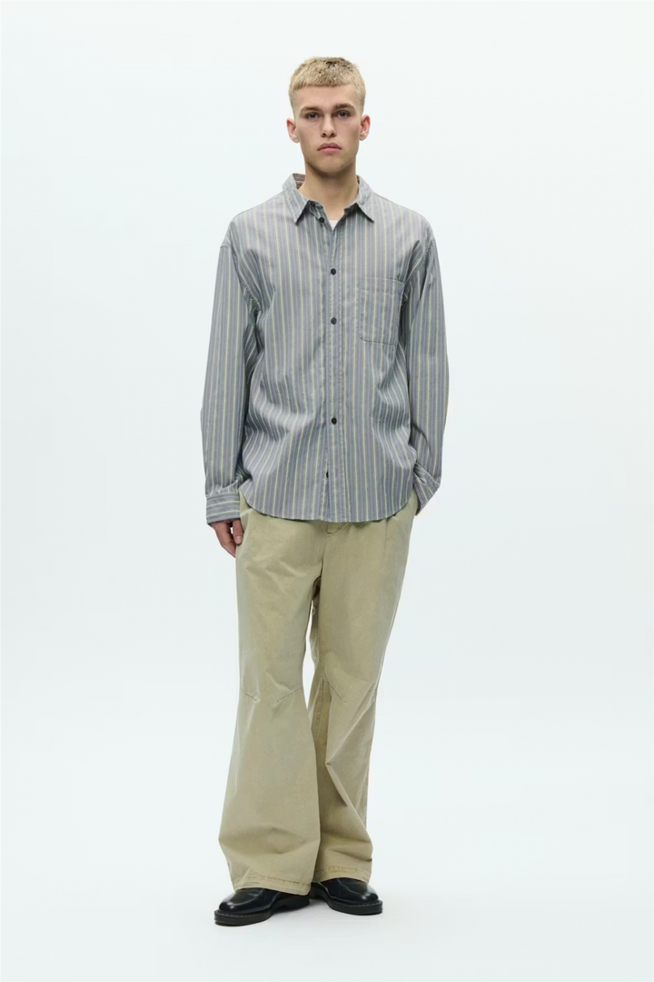 Carter Shirt Vintage Blue Stripe