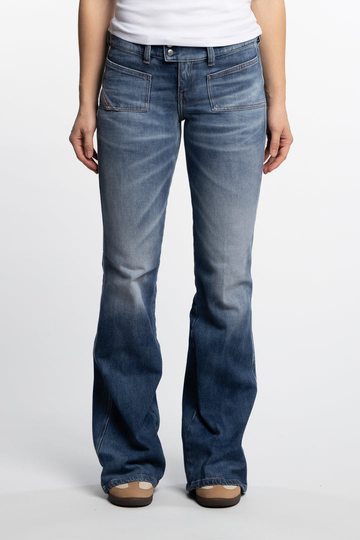 Bootcut Jeans D-Hush 09l19-  Medium blue