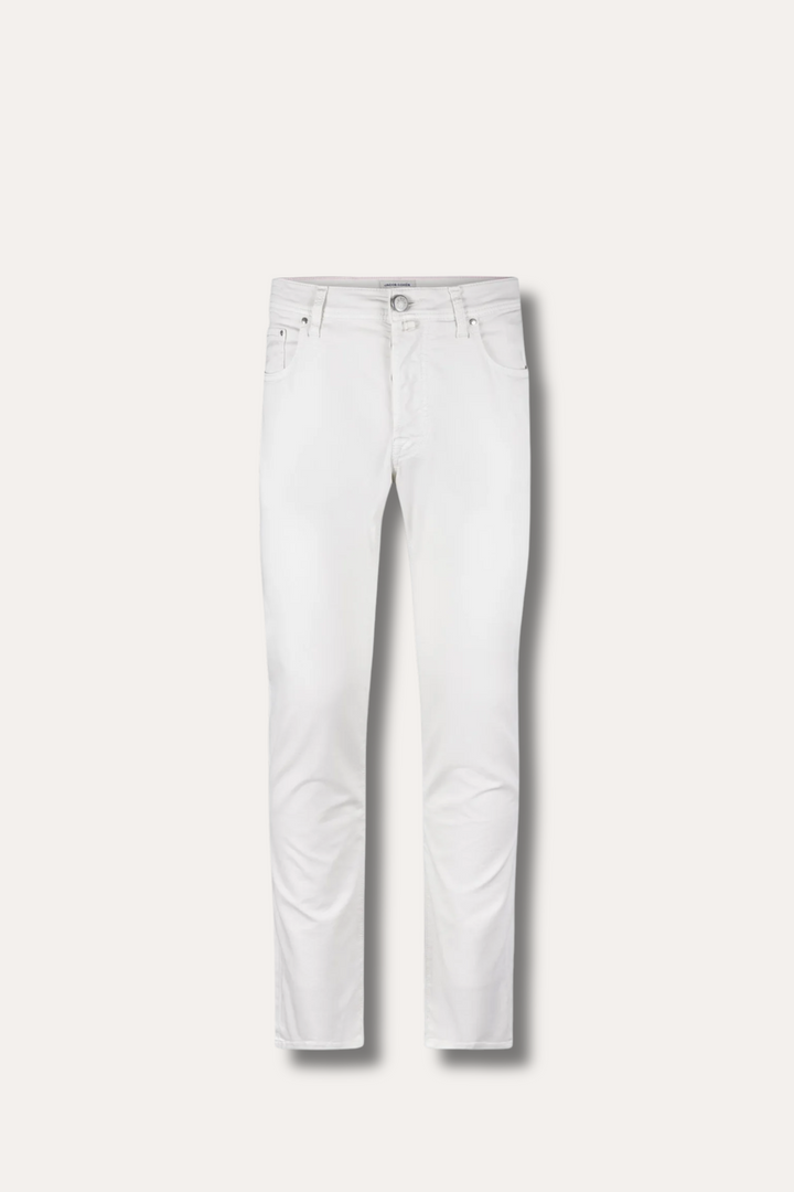 Nick Slim Fit Trousers Off-White