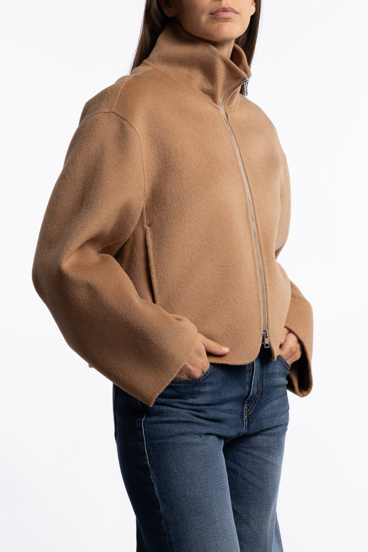 Dafina Jacket- Dark Camel