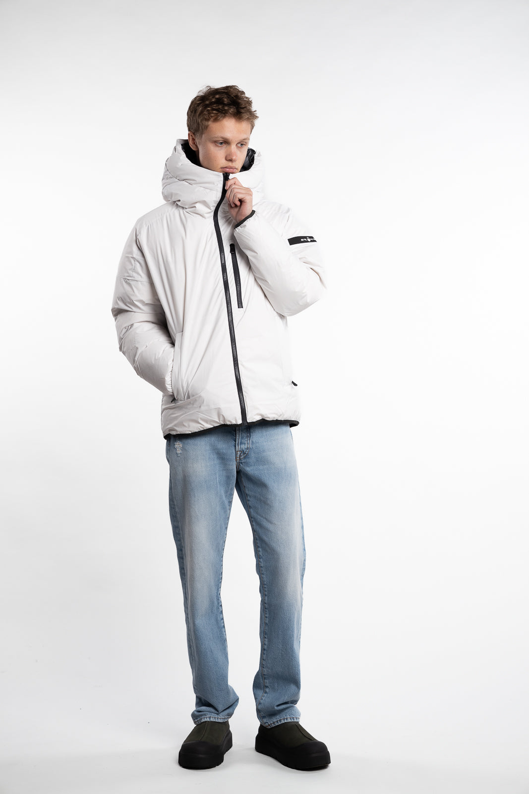 Thunder Reversible Jacket Cloud White