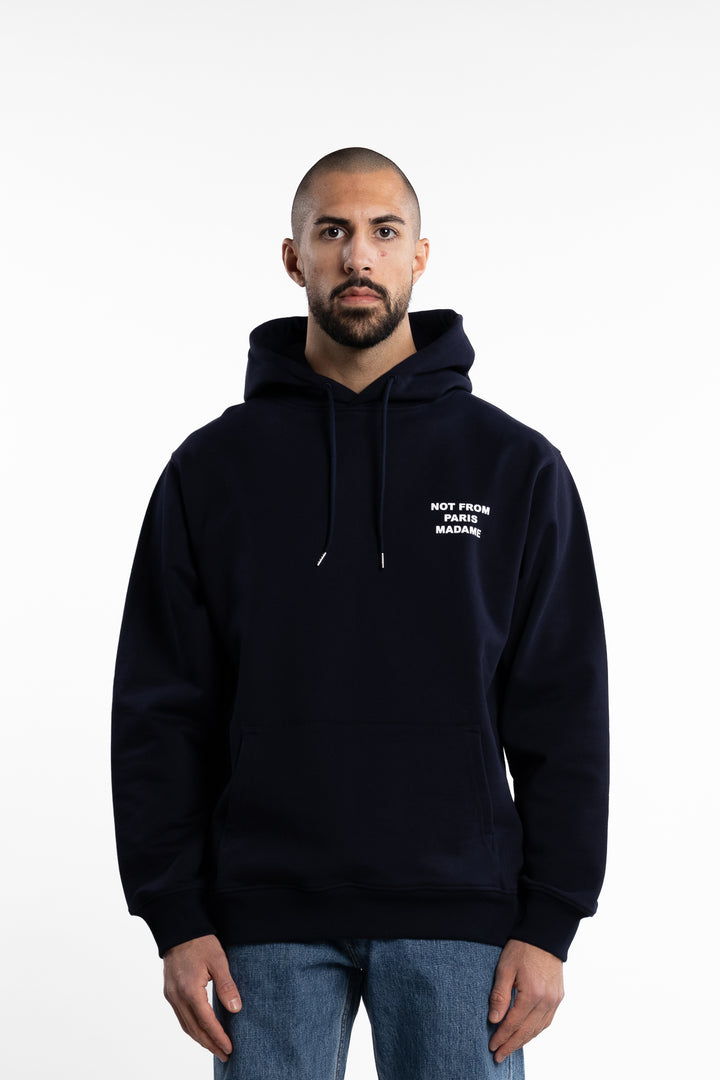 Le Hoodie Slogan Navy