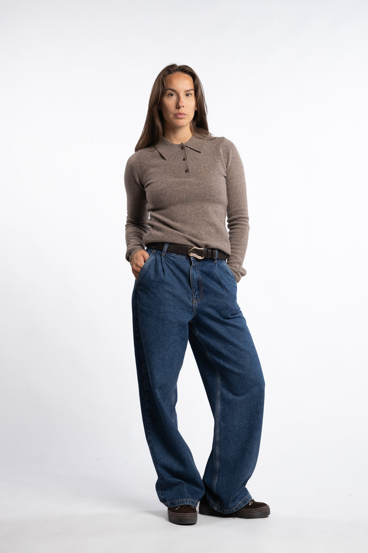 Jolanda Knit - Dark Taupe Melange
