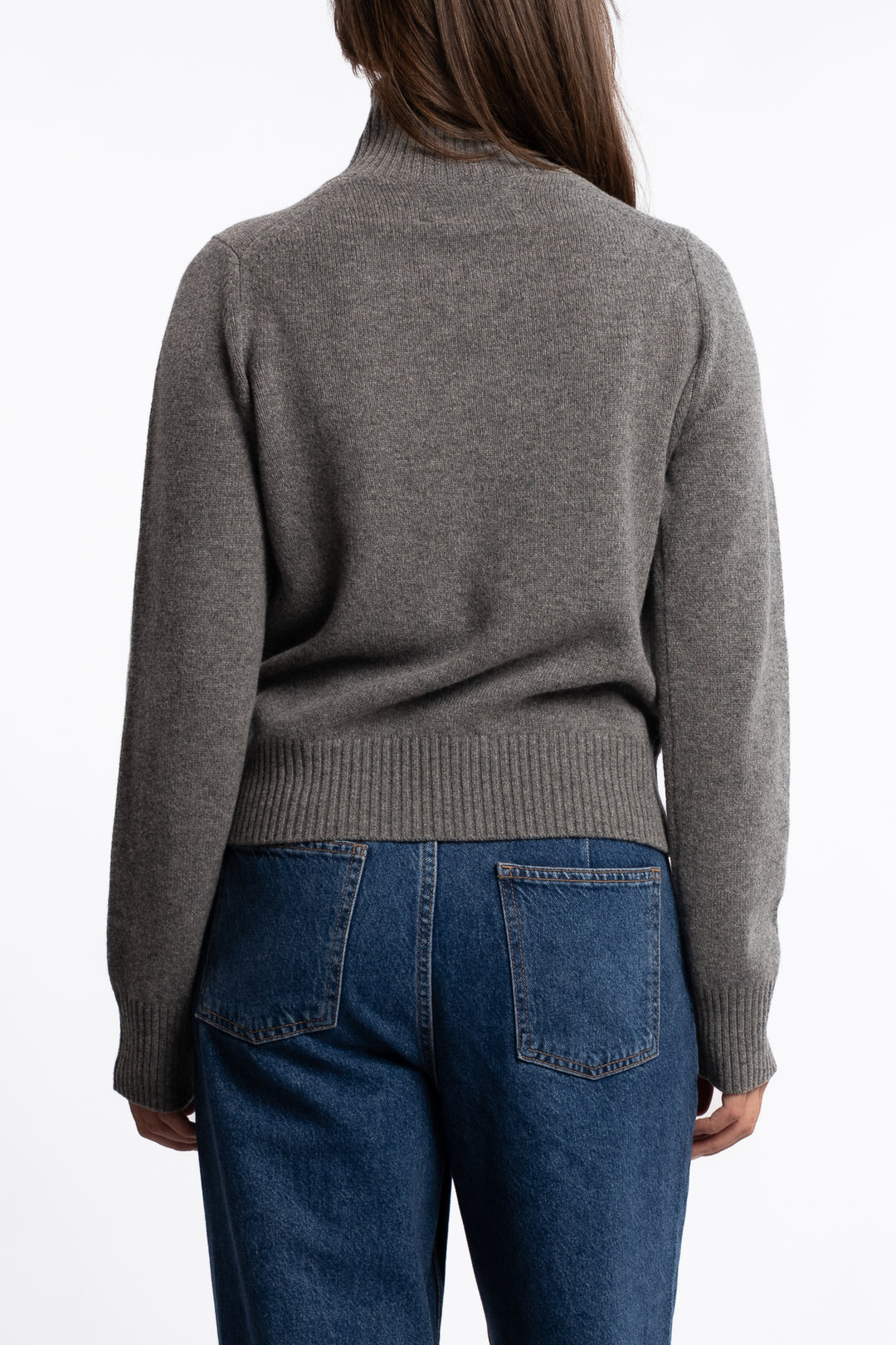 Saelif Turtleneck 15010 - Dark Grey Mel.