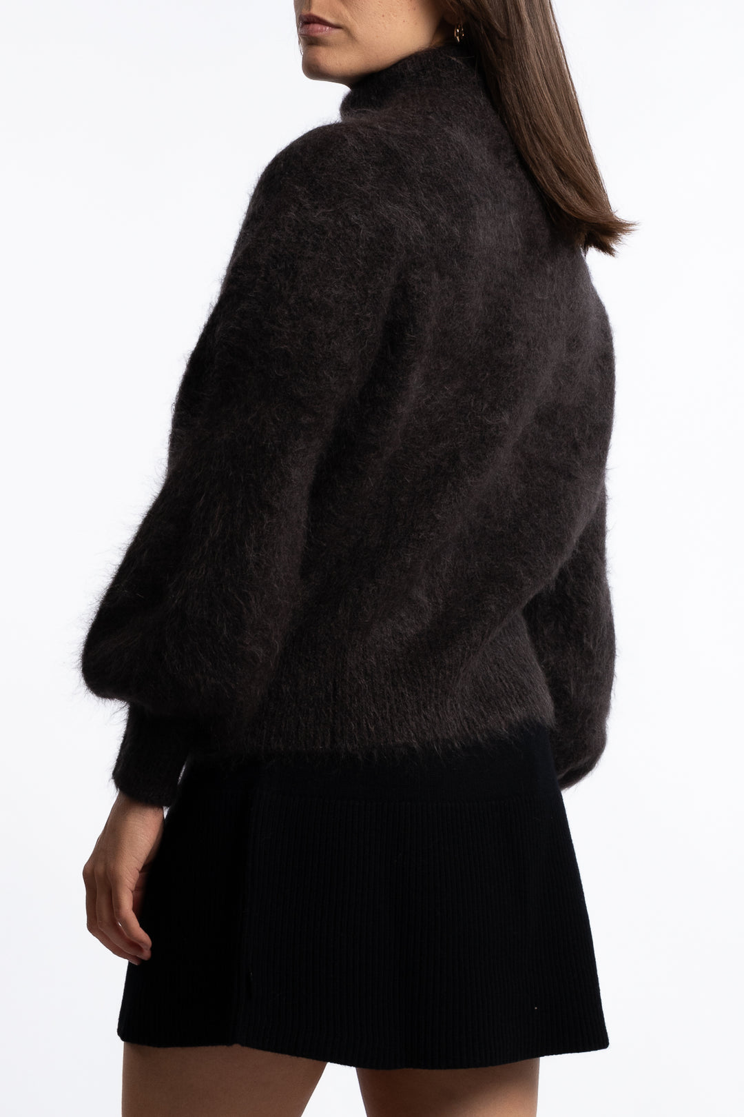 Li Chunky Sweater- Dark brown