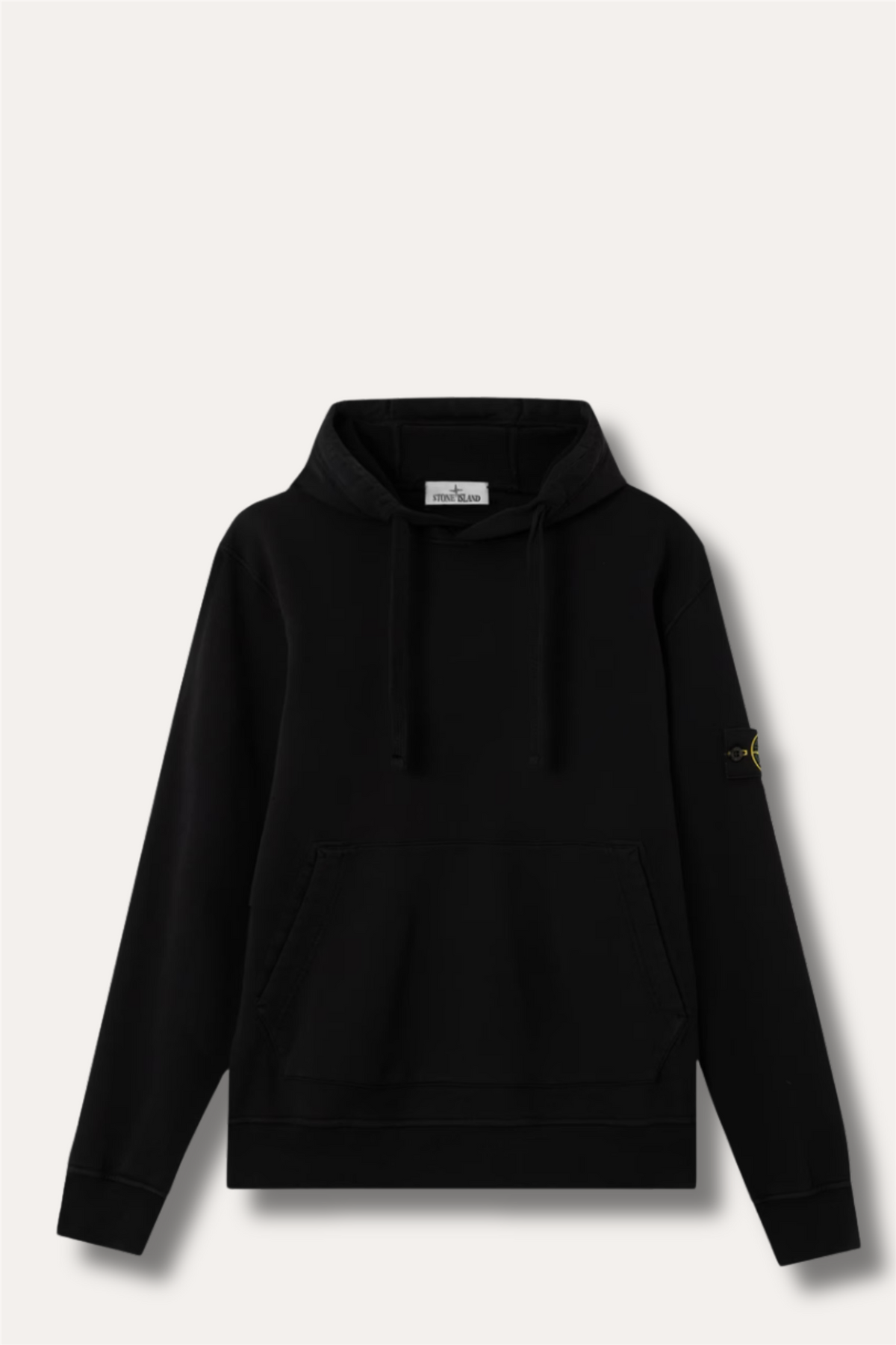 6100062 Garment Dyed Hooded Sweatshirt Black