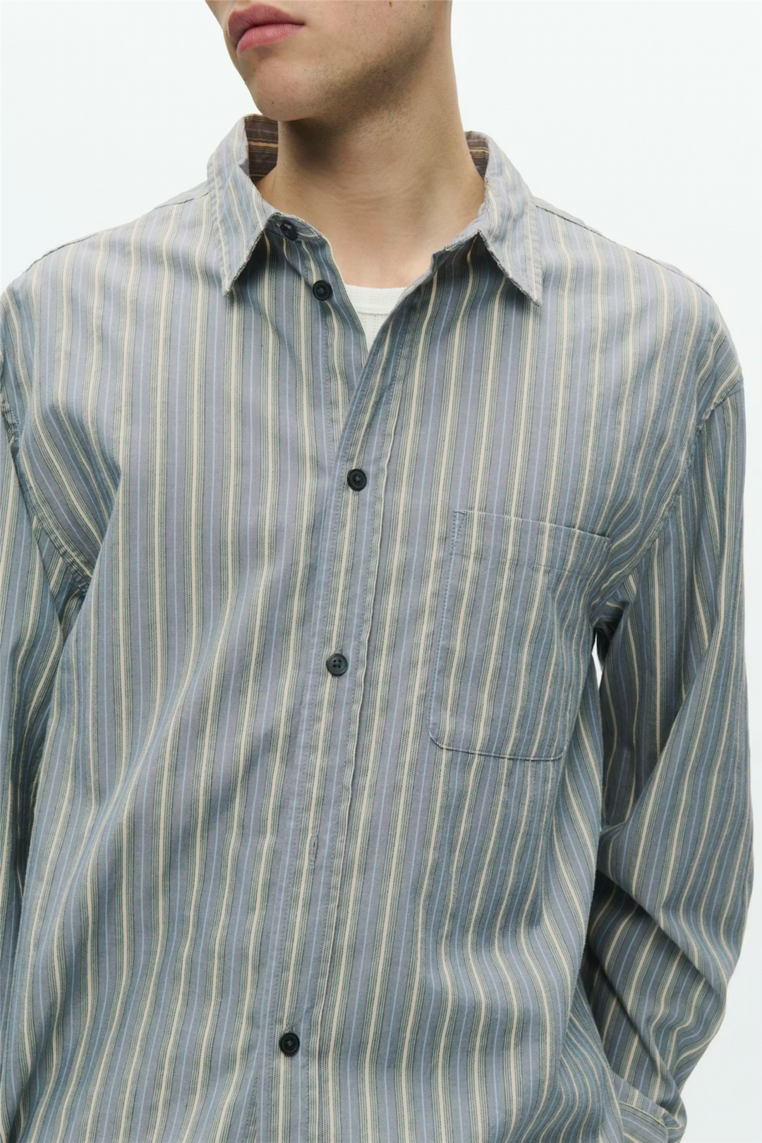 Carter Shirt Vintage Blue Stripe