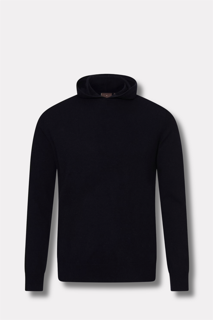 Pascal Wool/Cashmere Hoodie Navy