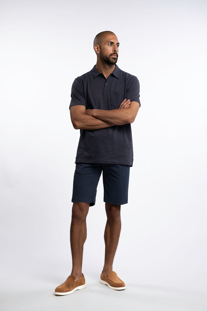 Seersucker Shorts Blue