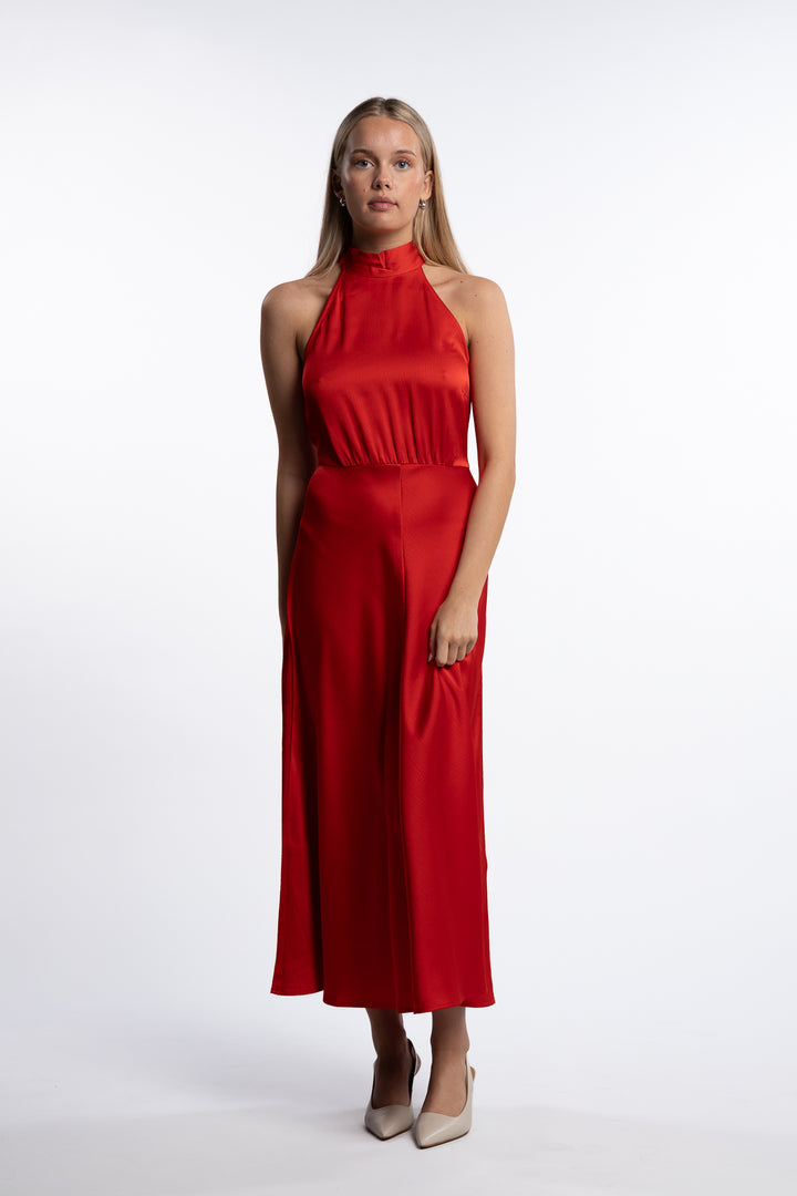 Rheo Dress 12959- Flame Scarlet