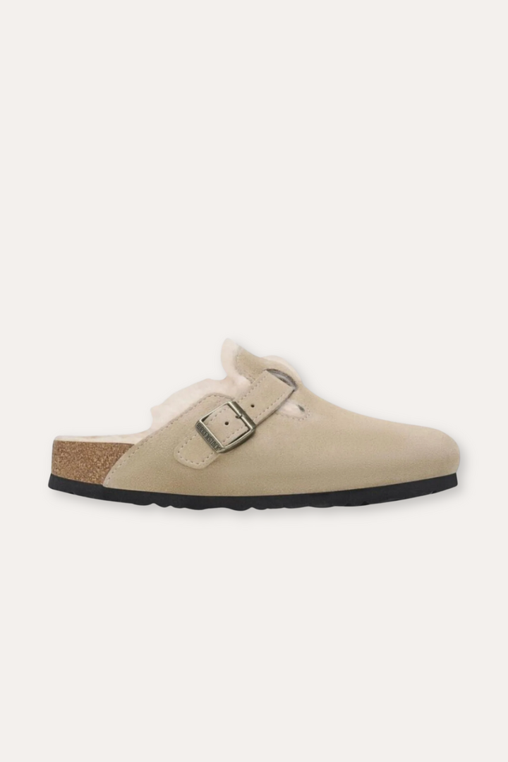 Women's Boston Shearling- Taupe