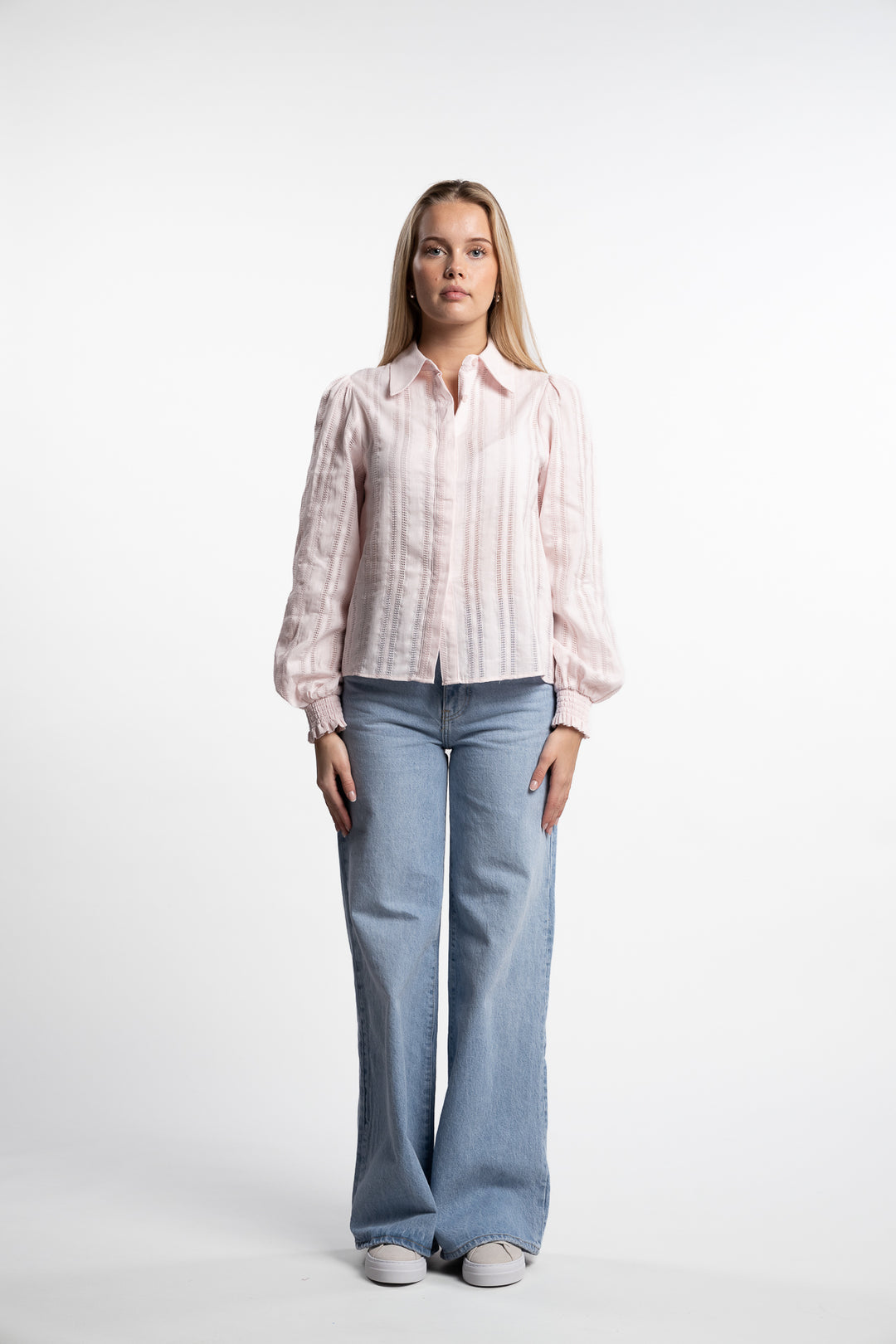 Serafina Blouse- Light Pink