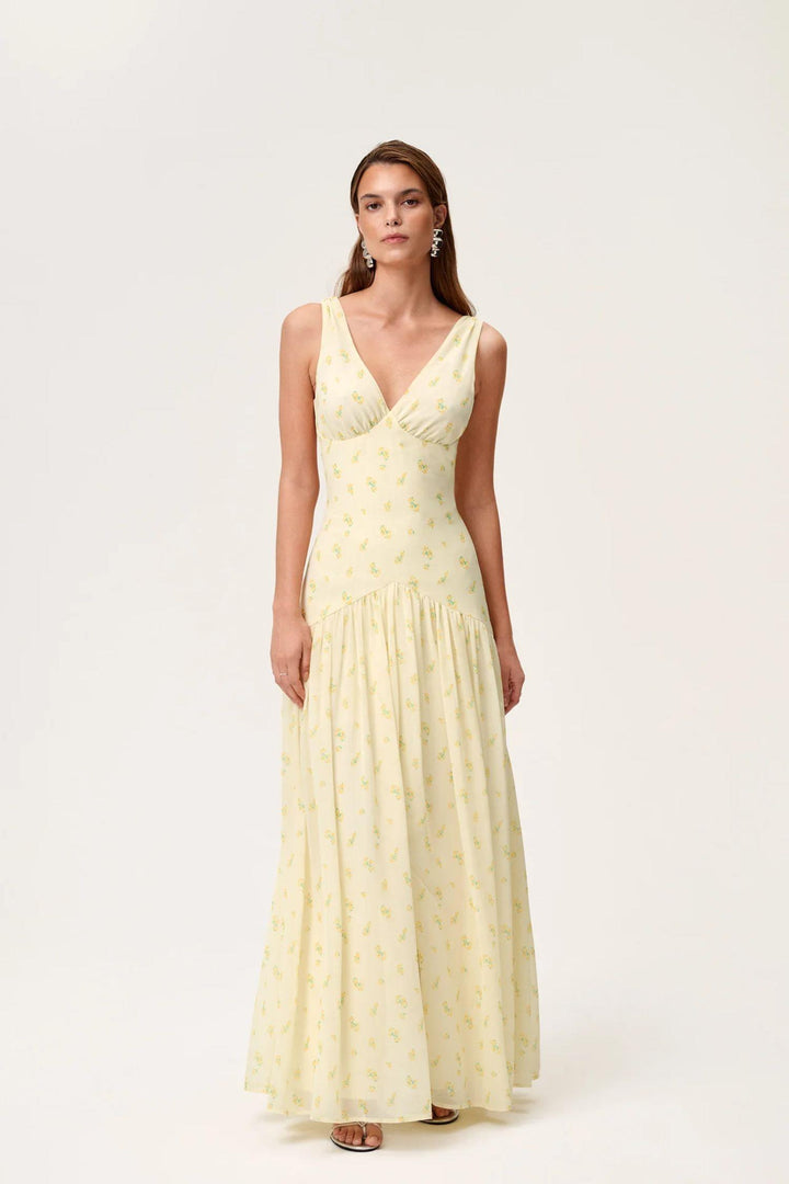 Toulouse Dress - Pastel Yellow