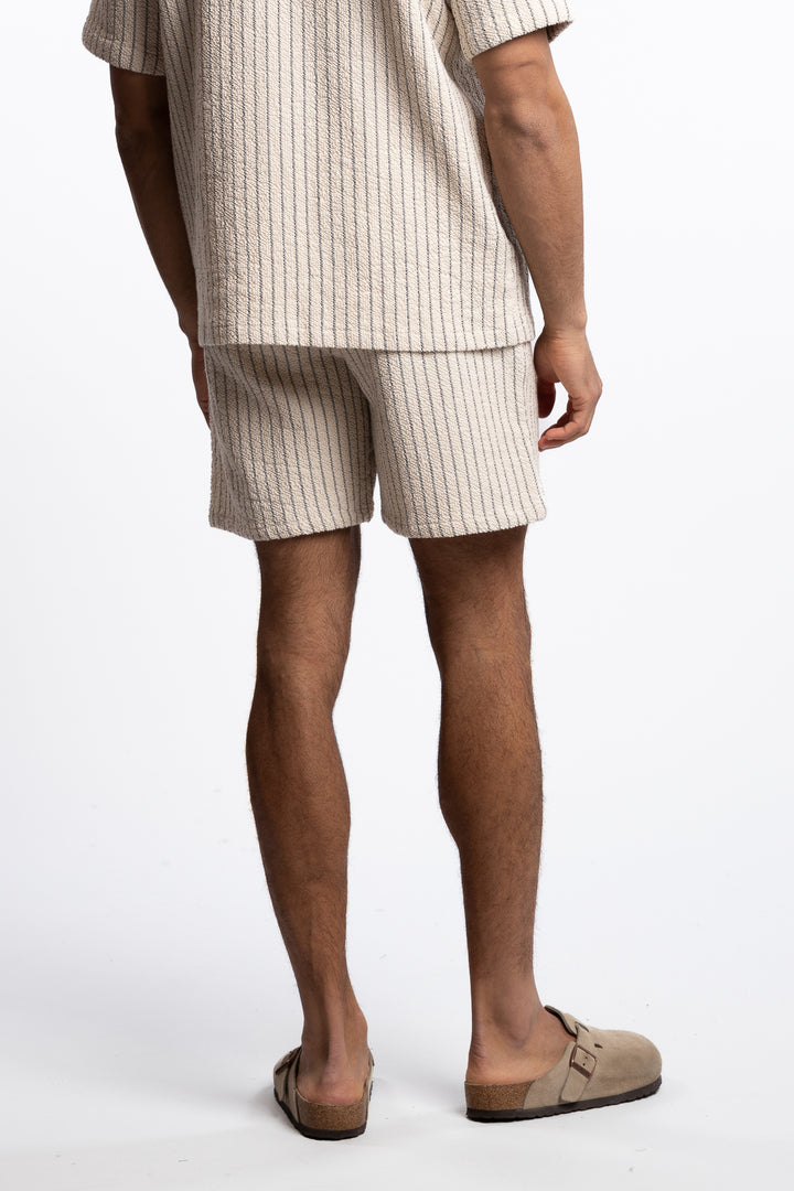 Houston Structured Shorts Ivory