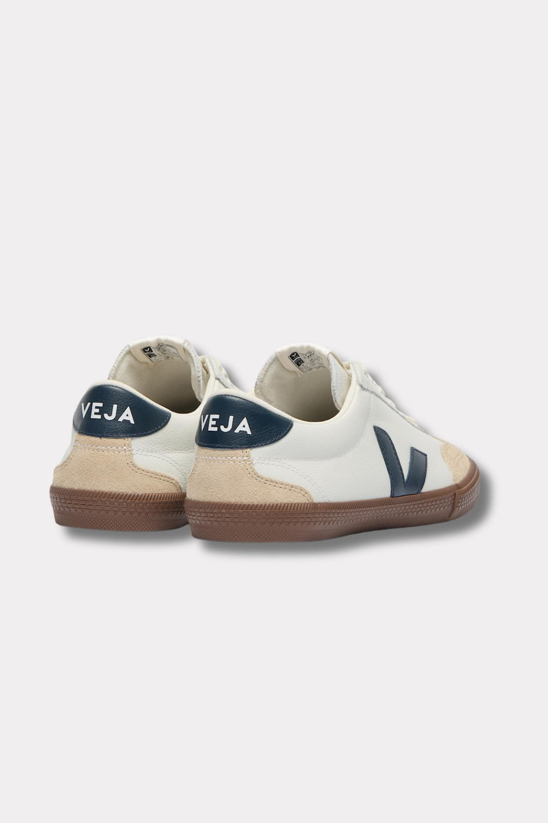 Volley O.T. Leather- White Nautico Bark