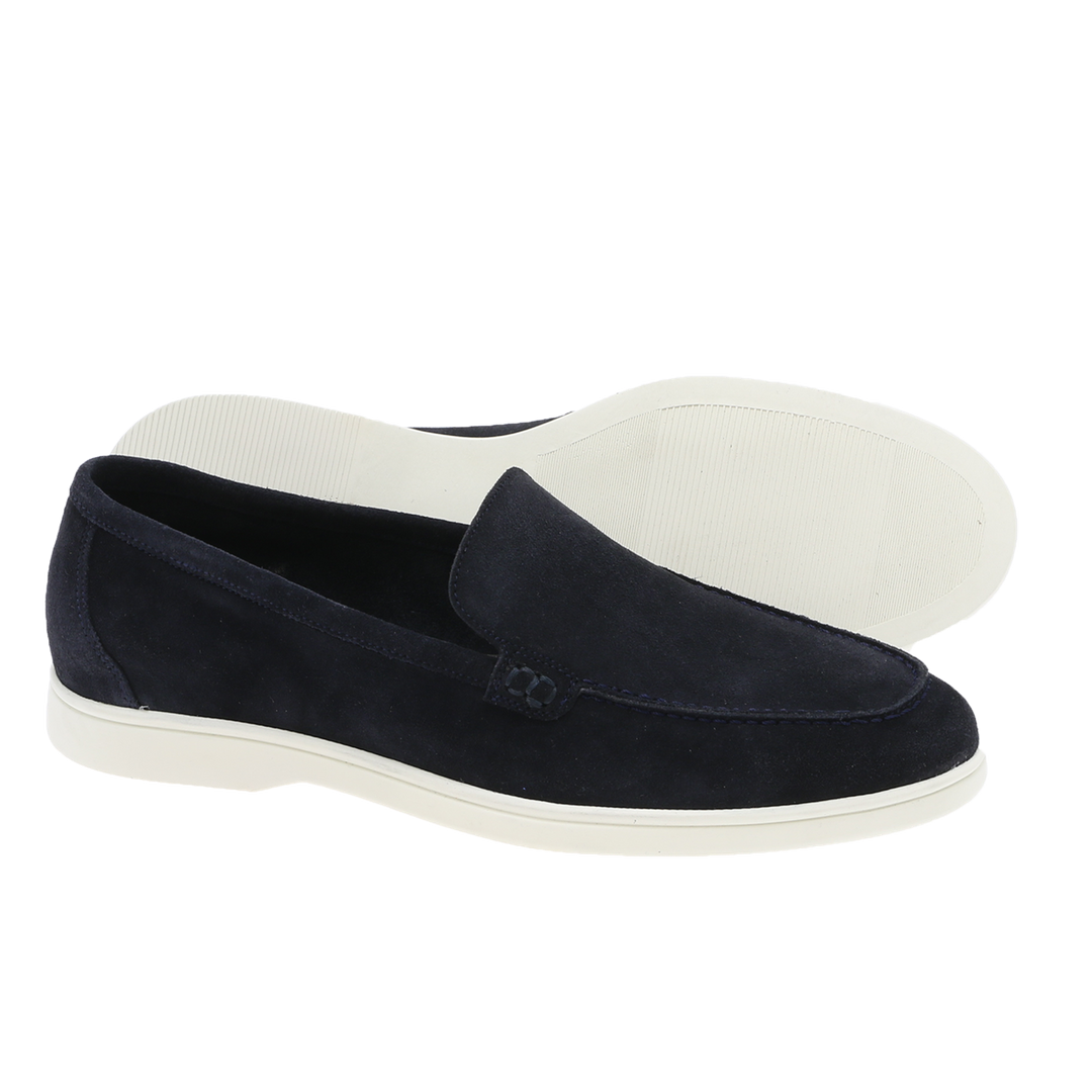 Gregers Sport Loafer Suede Navy