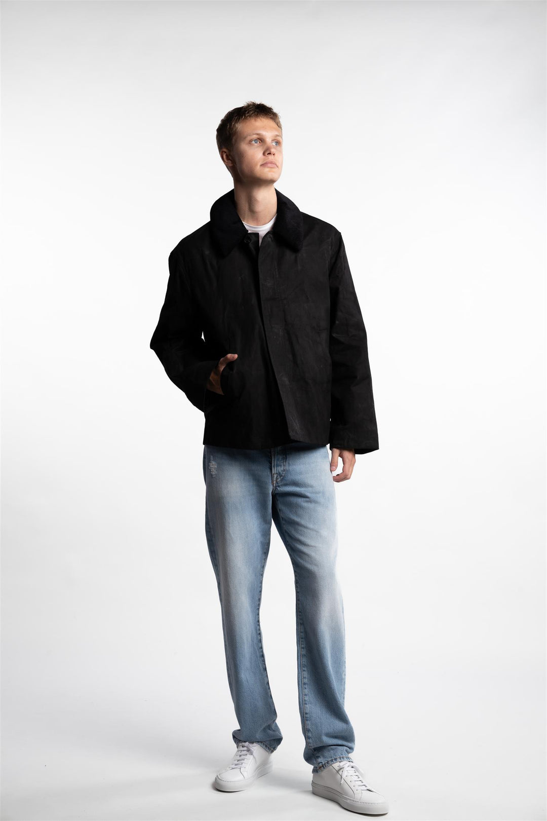 Danni Waxed Jacket Black