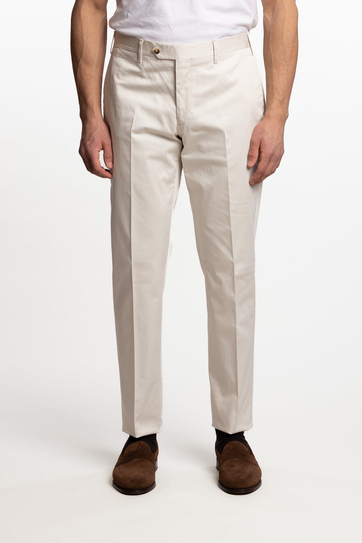 Cotton Trousers Off-White
