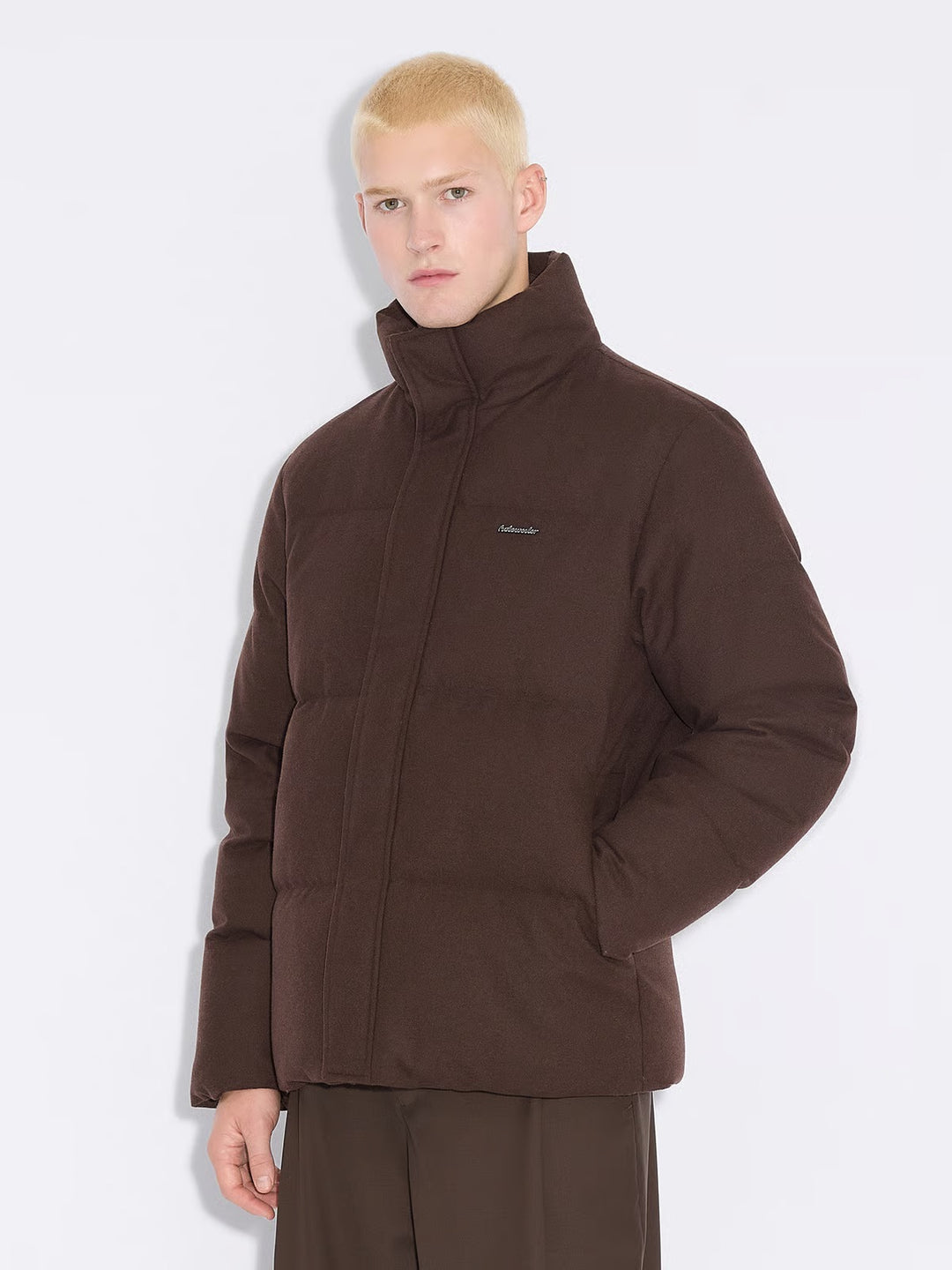 M Tech Wool Down Jacket Dk. Brown