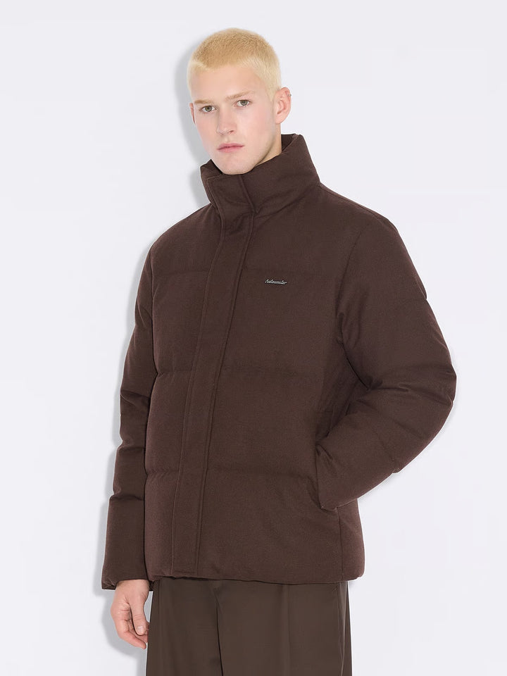 M Tech Wool Down Jacket Dk. Brown