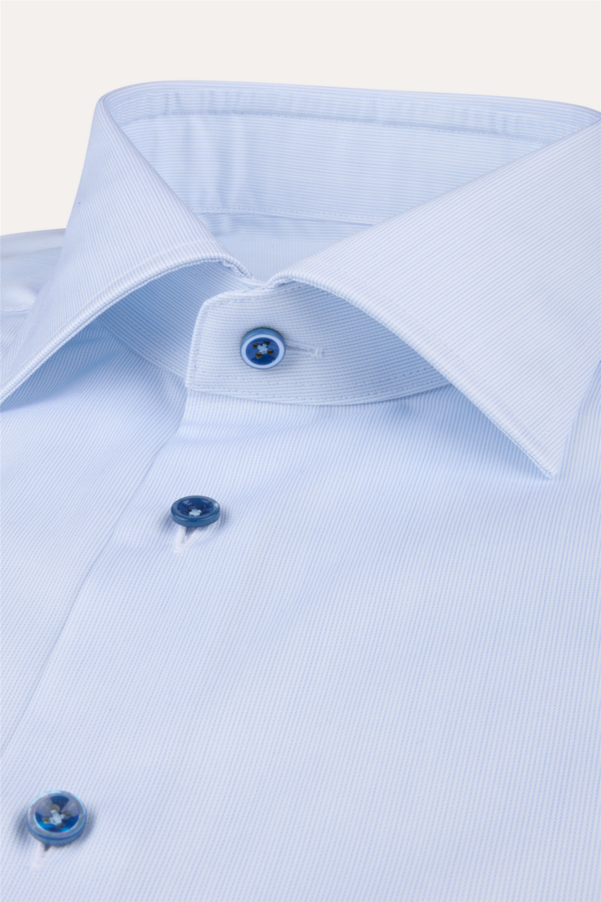 Regular Shirt Light Blue Stripe