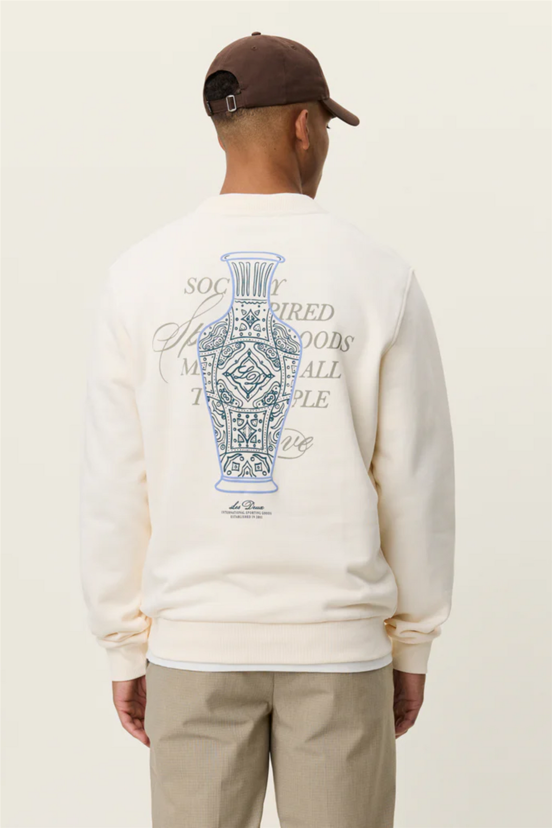 Ben Faience Sweatshirt Eggnog White