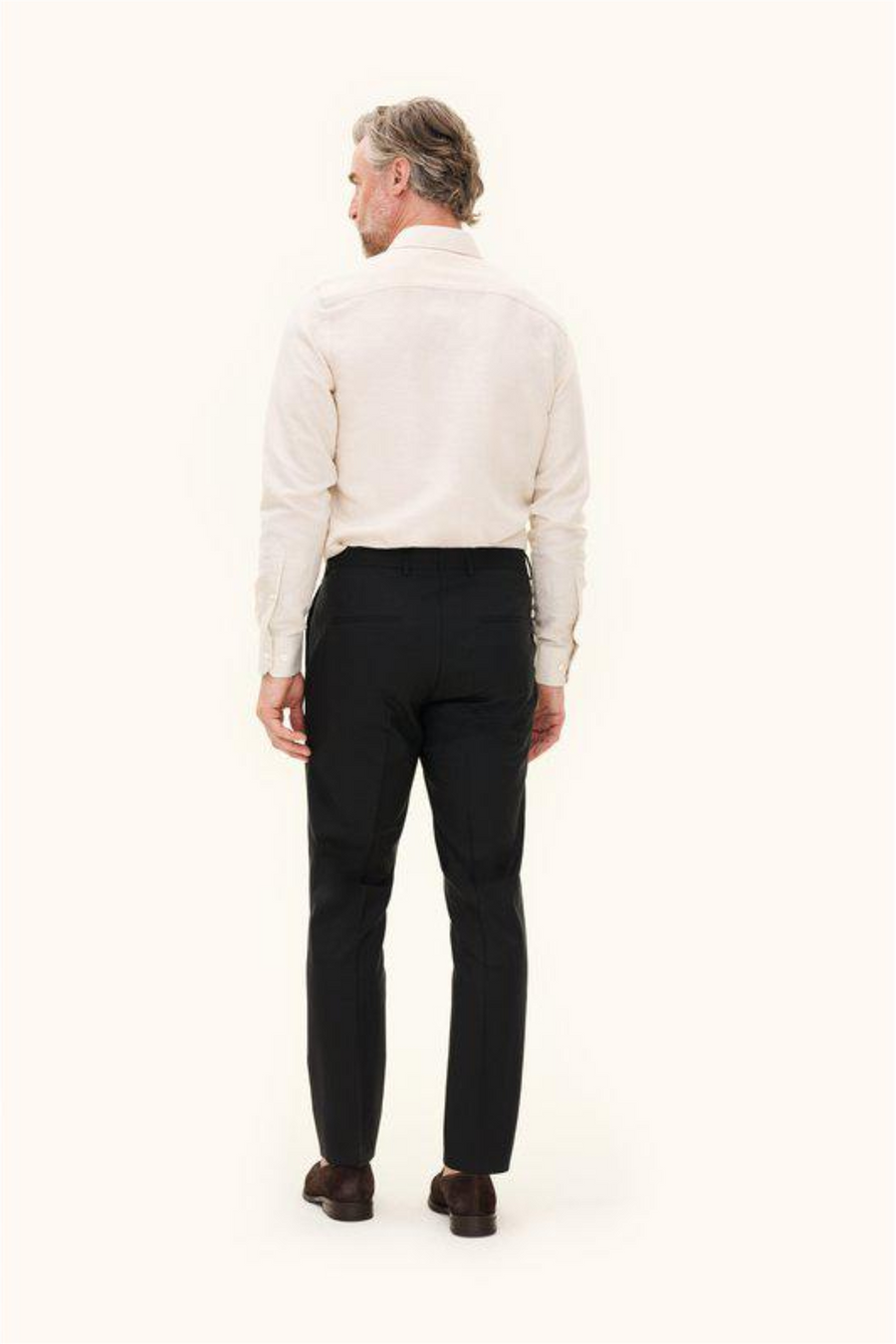 Dandy Regular Fit Wool Trousers Black