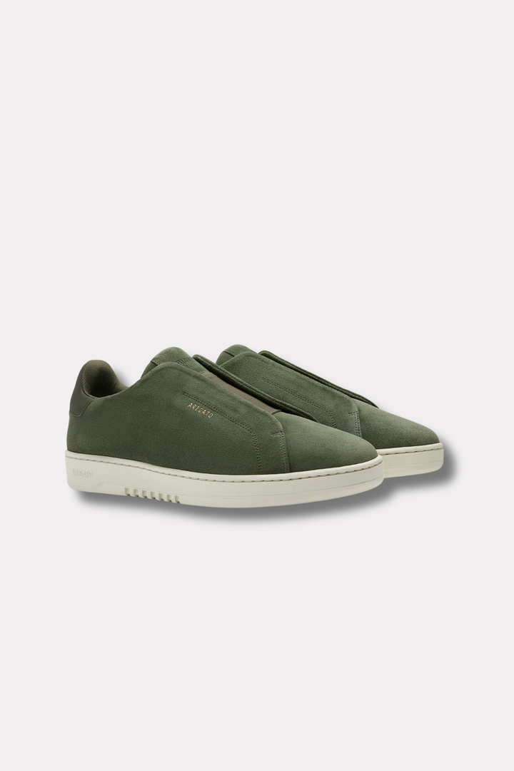 Dice Laceless Sneaker Dark Green/Off White