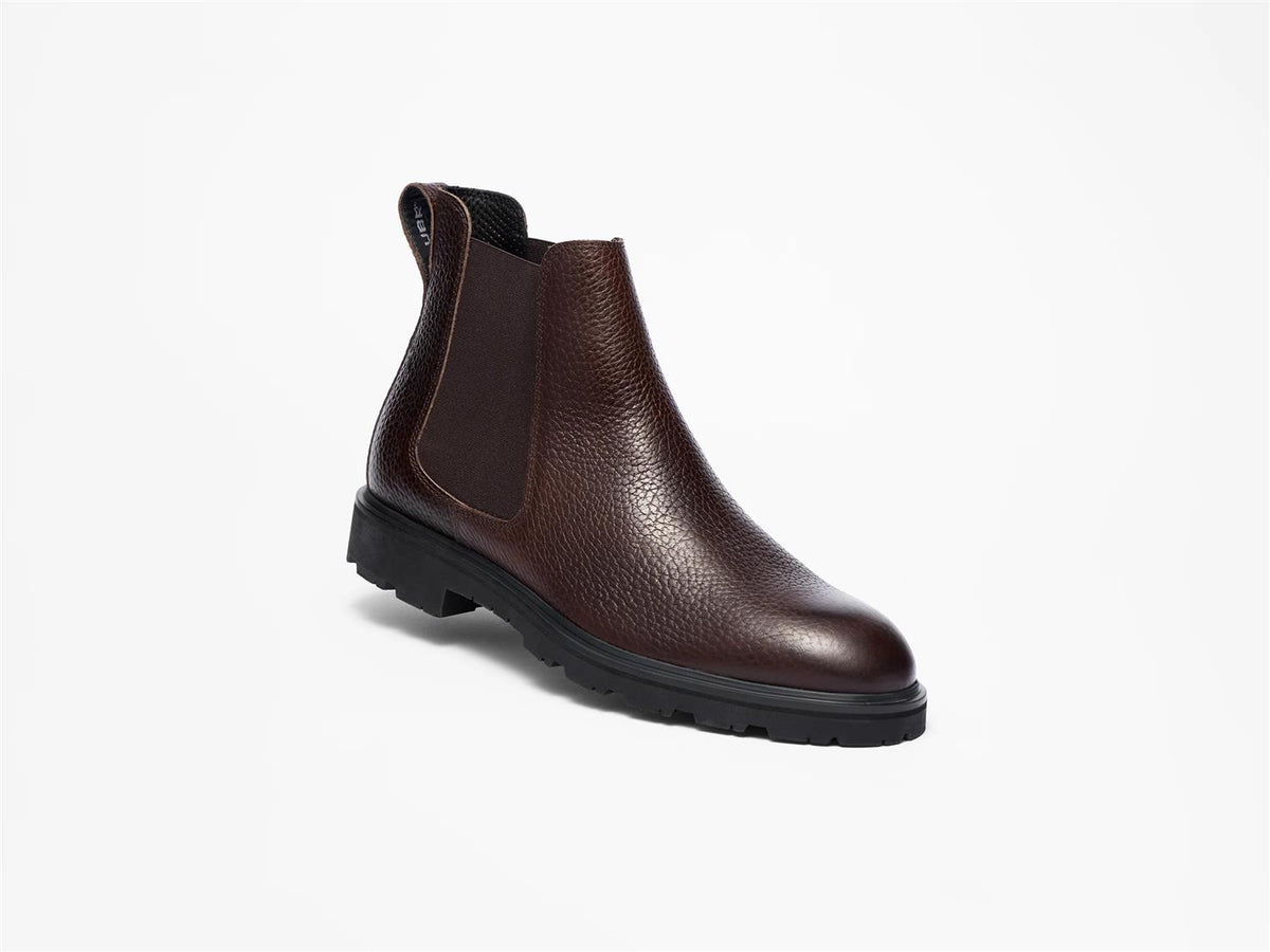 Thunder Chelsea Boot Dark Brown Structured