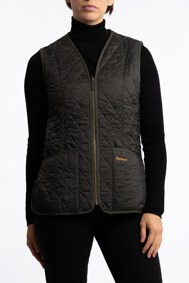 Betty Fleece Vest- Olive