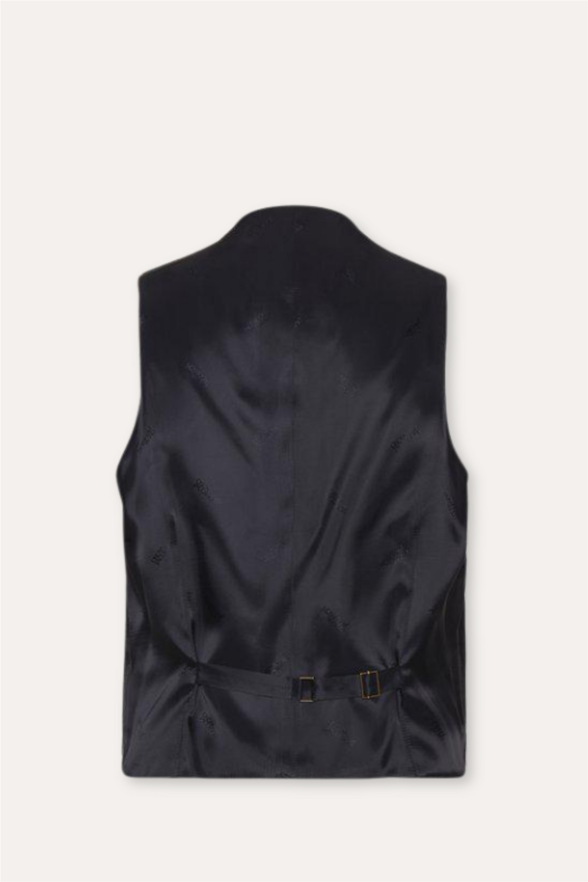 Carlo Slim Fit Wool Waistcoat Navy