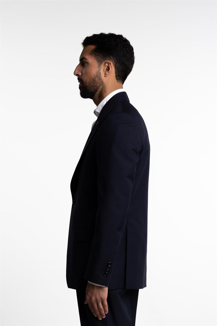 Attitude Wool/Mohair Blazer Navy